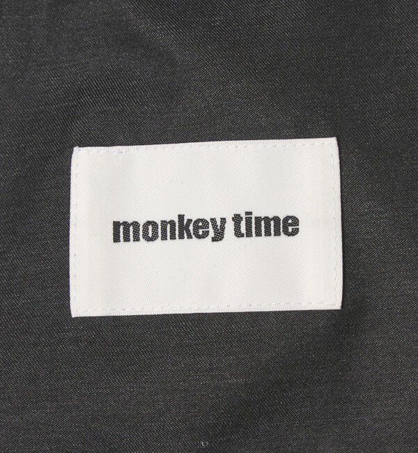 MONKEY TIME「ウール リネン ワイド 2P ストレート パンツ」|チノ|