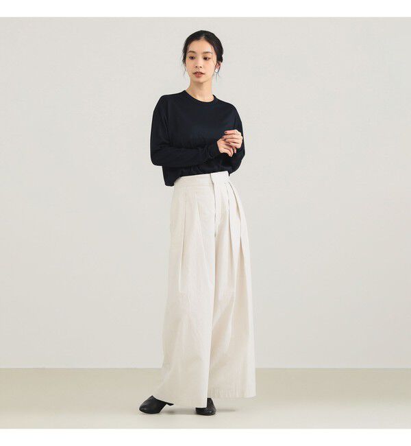 Demi-Luxe BEAMS 「【別注】SLOANE / ウール クルーネック ロングスリーブ プルオーバー」|Tシャツ・カットソー|