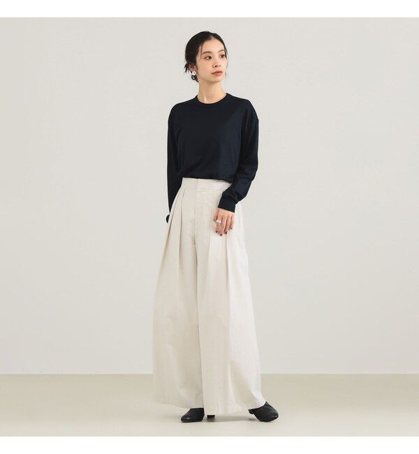 Demi-Luxe BEAMS 「【別注】SLOANE / ウール クルーネック ロングスリーブ プルオーバー」|Tシャツ・カットソー|