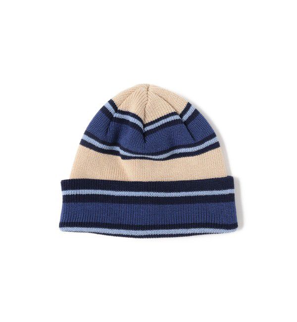 BEAMS「マルチボーダー ワッチキャップ」|キャップ・キャスケット|BEIGE