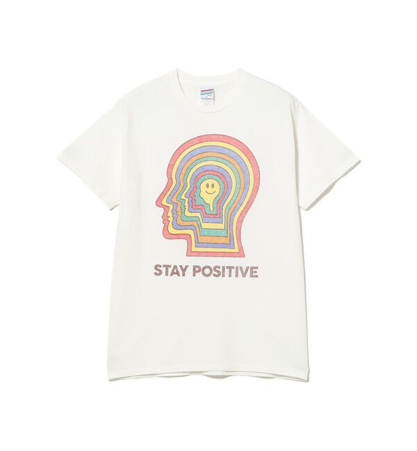 BEAMS「【別注】JUNK FOOD / STAY POSITIVE FLEA MARKET TEE」|Tシャツ・カットソー|