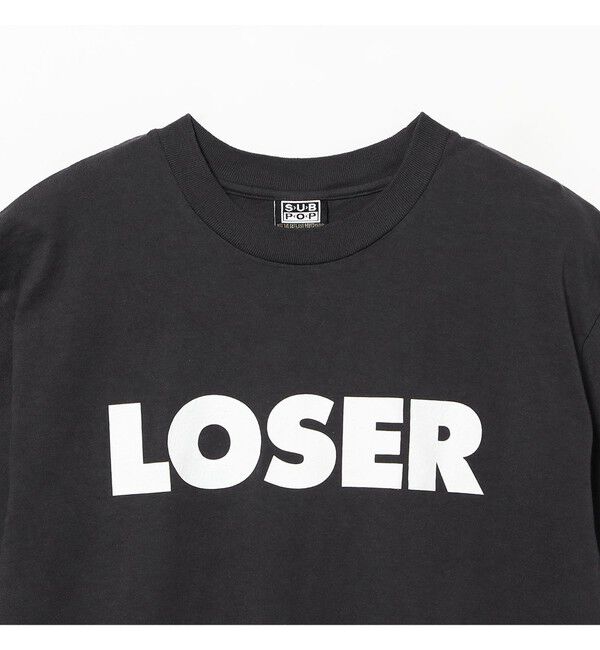 BEAMS「SUB POP /  S/S PRINT TEE LOSER」|Tシャツ・カットソー|
