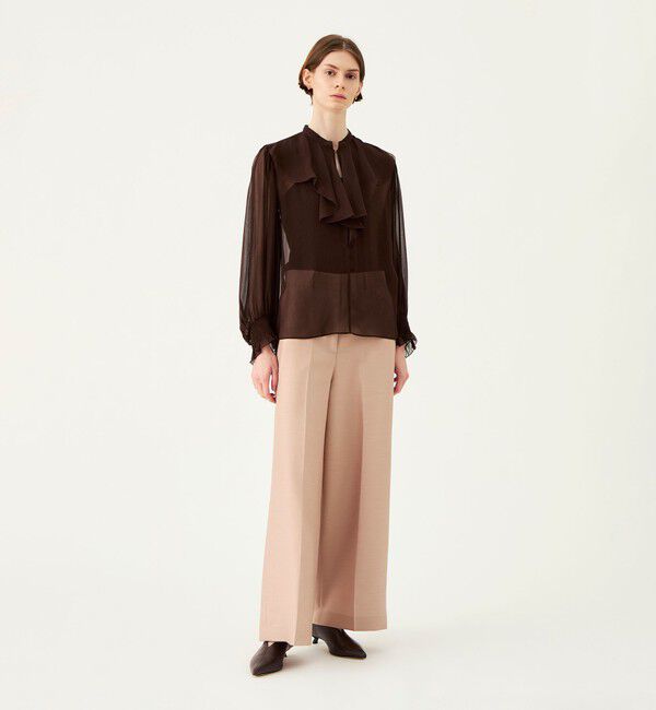 Ballsey「Diana タックレスワイドパンツ」|その他|