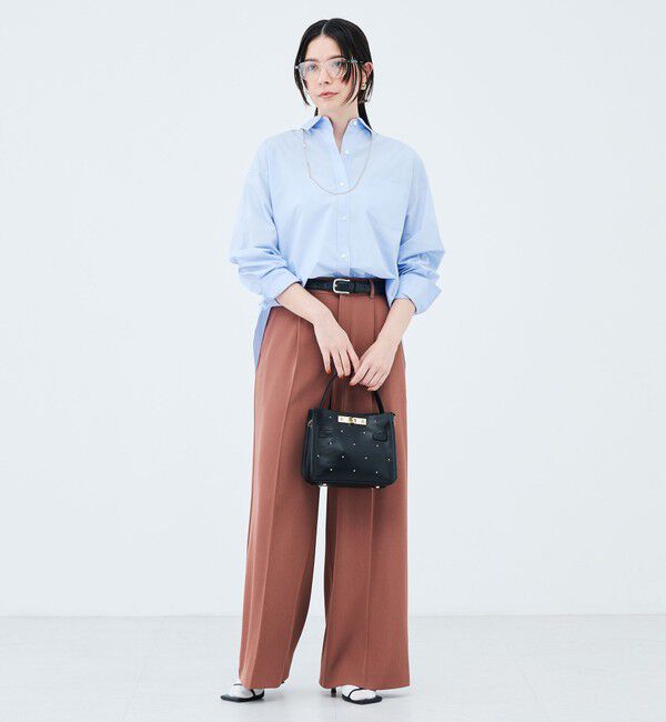 NOLLEY'S sophi「ウォッシャブル強撚ツイルワイドパンツ」|その他|