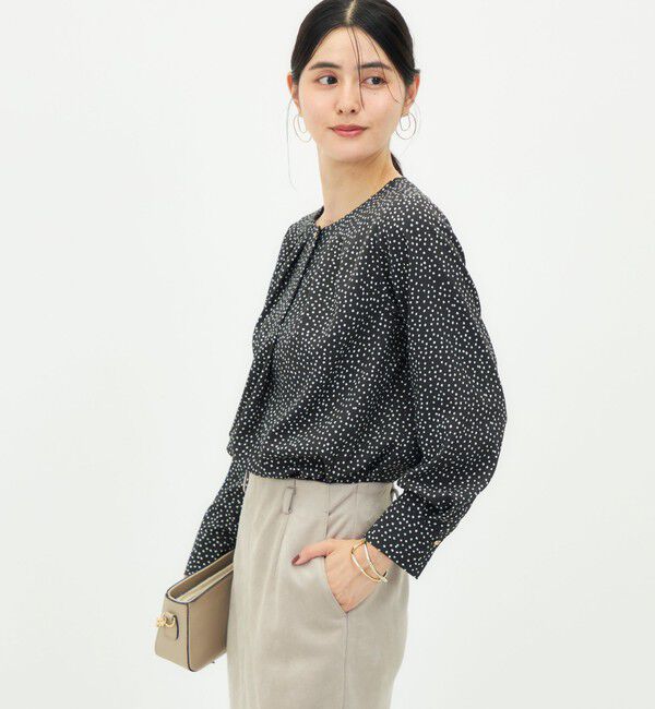 NOLLEY'S「ウォッシャブル3WAYボウタイ風ブラウス」|シャツ・ブラウス|