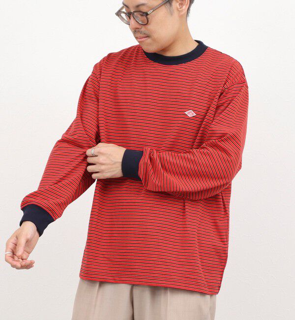 NOLLEY'S goodman「【DANTON/ダントン】長袖Tシャツ LONG SLEEVE T-SHIRT（DT-C0200）」|Tシャツ・カットソー|ピンク系３
