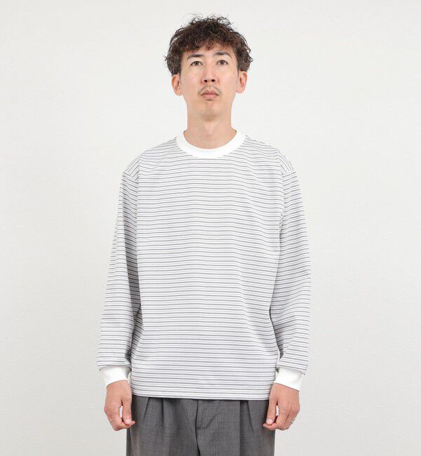 NOLLEY'S goodman「超長綿シルケットボーダーTシャツL/S 26AW」|Tシャツ・カットソー|