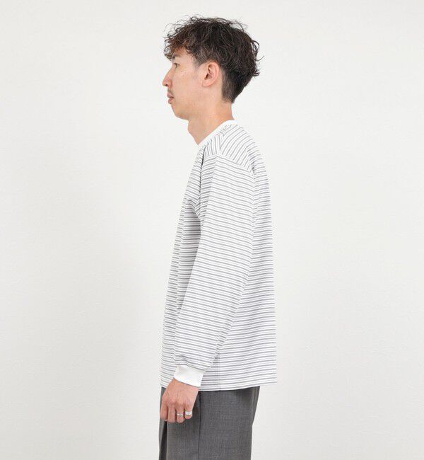 NOLLEY'S goodman「超長綿シルケットボーダーTシャツL/S 26AW」|Tシャツ・カットソー|