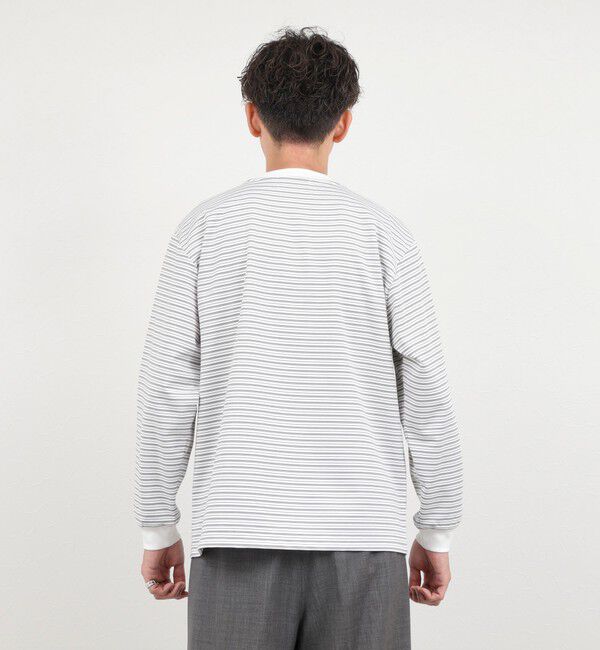NOLLEY'S goodman「超長綿シルケットボーダーTシャツL/S 26AW」|Tシャツ・カットソー|