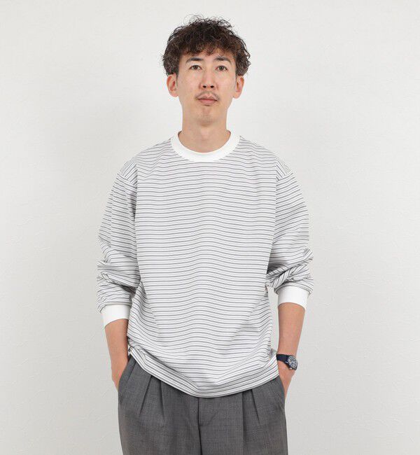 NOLLEY'S goodman「超長綿シルケットボーダーTシャツL/S 26AW」|Tシャツ・カットソー|