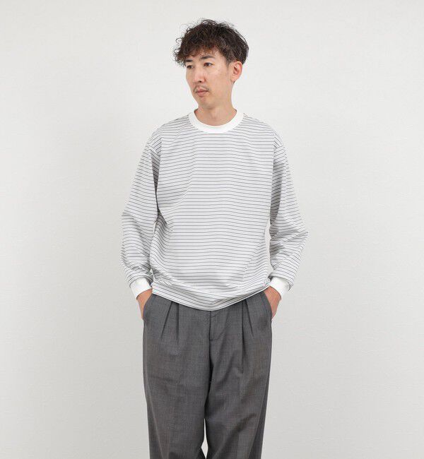 NOLLEY'S goodman「超長綿シルケットボーダーTシャツL/S 26AW」|Tシャツ・カットソー|
