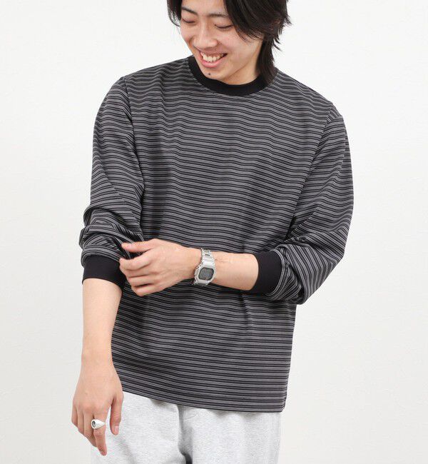 NOLLEY'S goodman「超長綿シルケットボーダーTシャツL/S 26AW」|Tシャツ・カットソー|