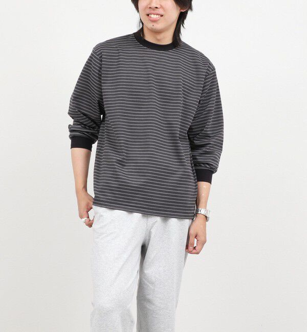 NOLLEY'S goodman「超長綿シルケットボーダーTシャツL/S 26AW」|Tシャツ・カットソー|