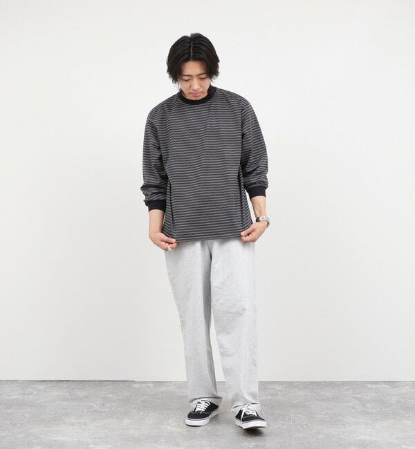 NOLLEY'S goodman「超長綿シルケットボーダーTシャツL/S 26AW」|Tシャツ・カットソー|
