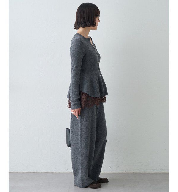  「《セットアップ対応》ニットカーブパンツ」|その他|