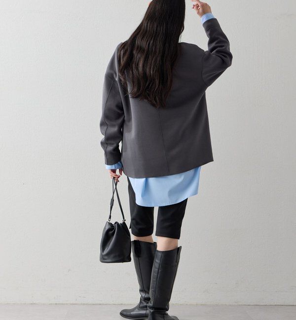  「【キャミソール付き】ダンボールVネックプルオーバー」|Tシャツ・カットソー|