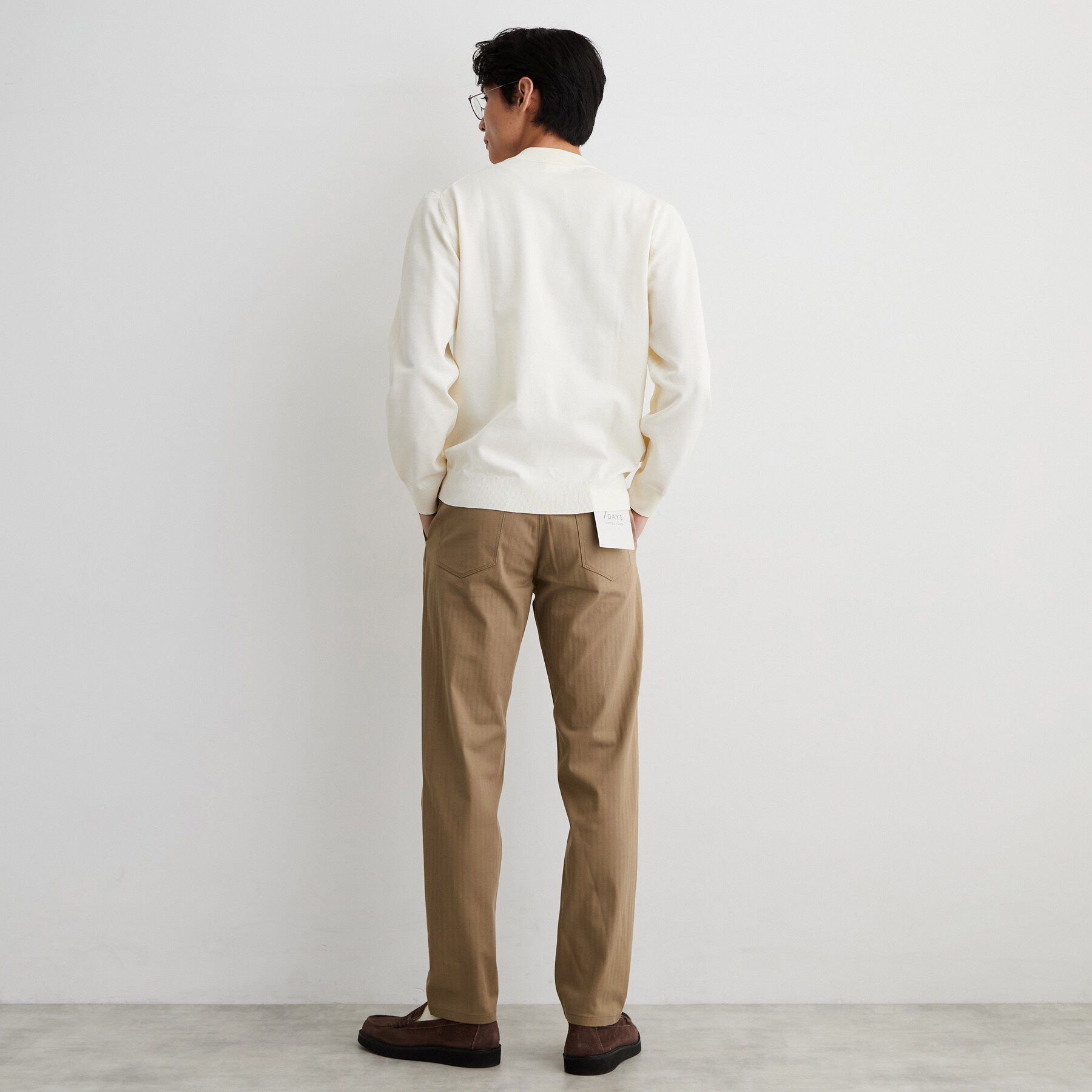 THE SHOP TK「【オールシーズン穿ける！】7DAYSストレッチへリンボンパンツ　ON&hArr;OFF兼用」|その他|