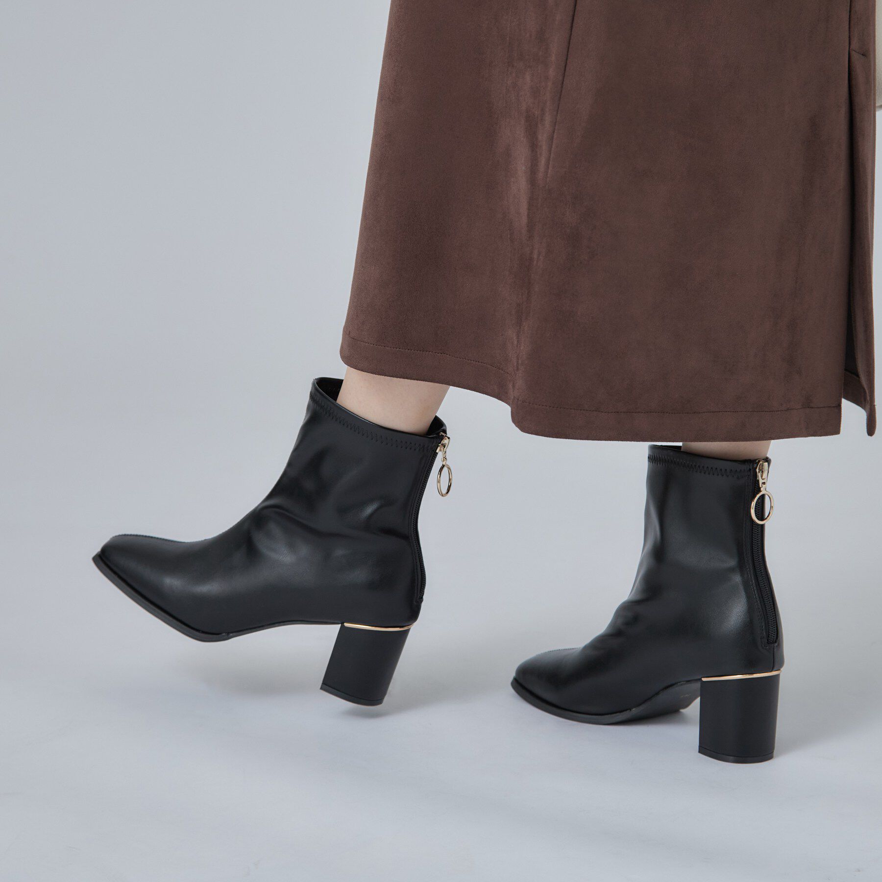 SHOO･LA･RUE「ストレッチブーツ」|ショートブーツ|