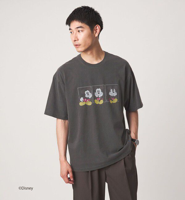 UNITED ARROWS green label relaxing「【別注】＜URBAMENT＞「ディズニー」半袖 Tシャツ」|Tシャツ・カットソー|BLACK