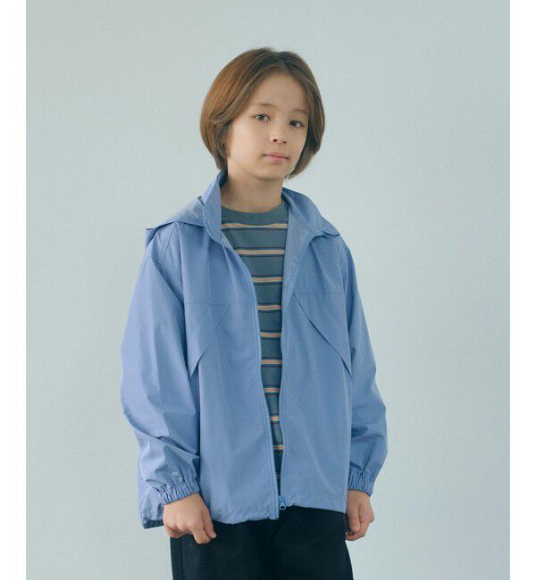 UNITED ARROWS green label relaxing「はっ水 ジップ ブルゾン / キッズ 140cm-160cm」|その他|LT.BLUE