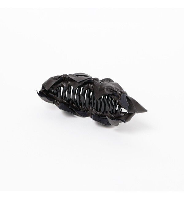 Demi-Luxe BEAMS 「TRESSE / レザー リボン ヘアクリップ」|その他|