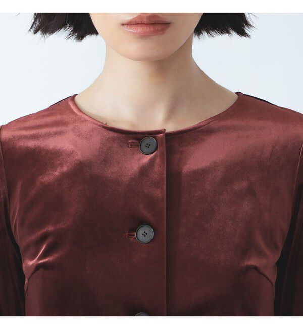 Ray BEAMS 「ベロア タンクトップ セット カーディガン」|カーディガン|