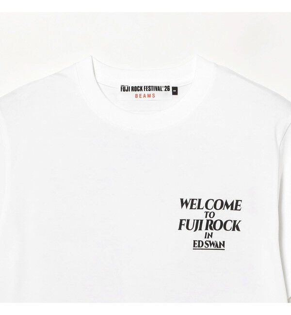 Ray BEAMS 「〈WOMEN〉FUJI ROCK FESTIVAL'26 / YUICHIRO TAMAKI / FUJI ROCK IN EDSWAN TEE」|Tシャツ・カットソー|