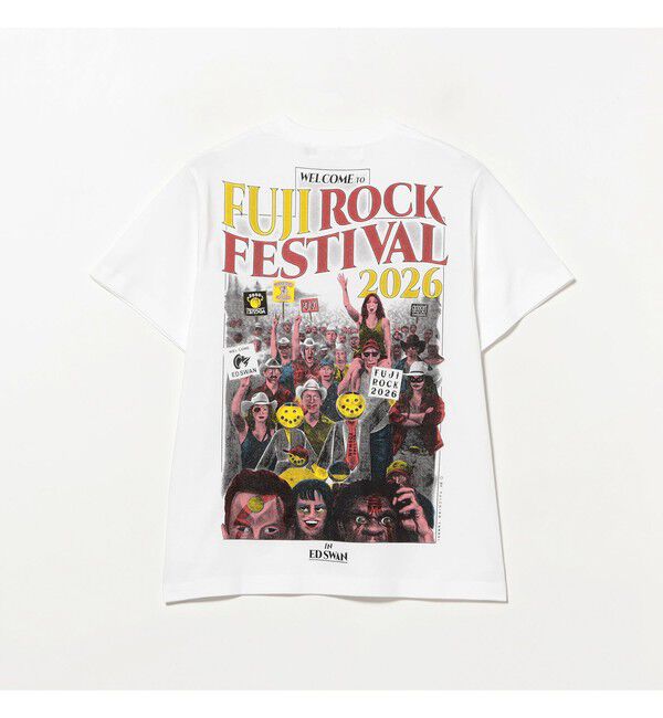 Ray BEAMS 「〈WOMEN〉FUJI ROCK FESTIVAL'26 / YUICHIRO TAMAKI / FUJI ROCK IN EDSWAN TEE」|Tシャツ・カットソー|