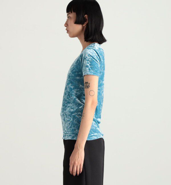 Edition「クラッシュベロアTシャツ」|Tシャツ・カットソー|