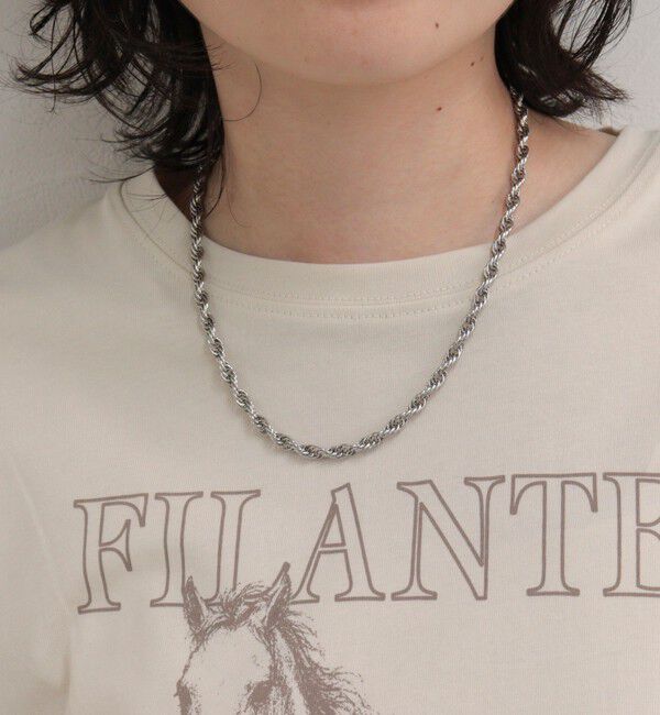 fredy emue「中太チェーンミドルネックレス」|ネックレス|