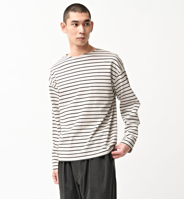 ORCIVAL「ORCIVAL | コットン クルーネック ロングスリーブ カットソー MEN」|Tシャツ・カットソー|GREY系1