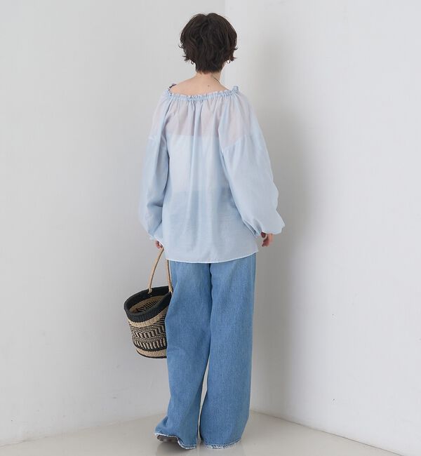 Rouge vif「【一部店舗限定】バルーンスリーブシアーブラウス」|シャツ・ブラウス|