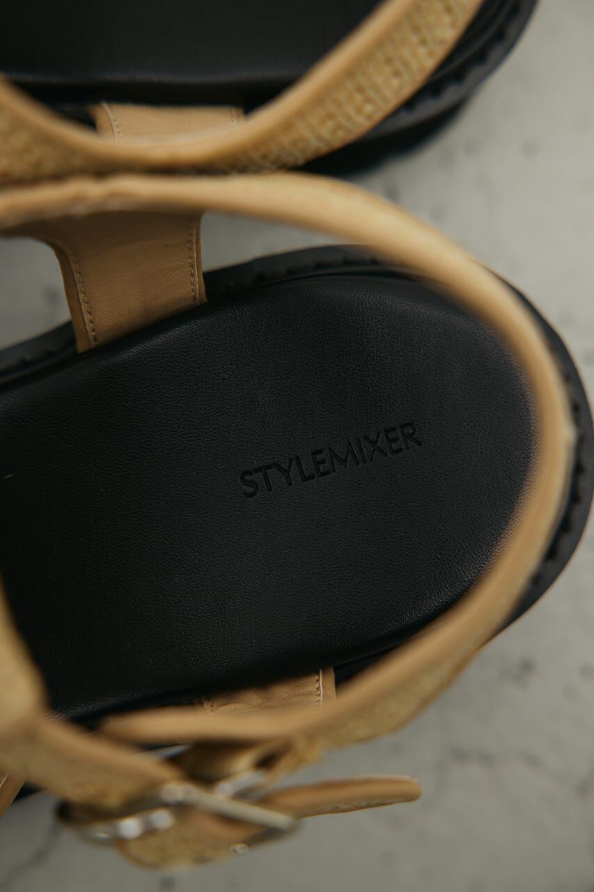 STYLEMIXER「クロシェチャンキーソールサンダル」|サンダル|