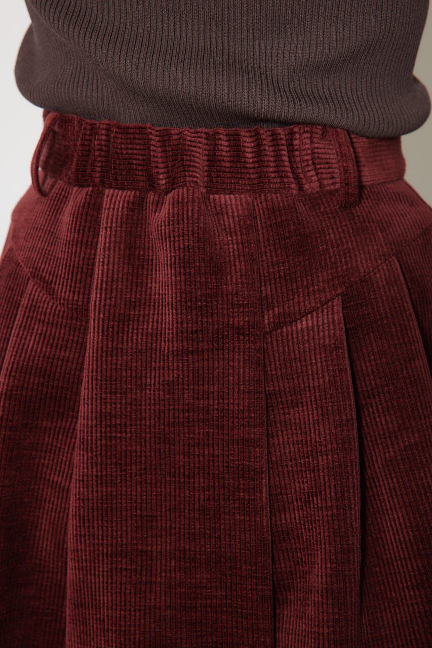 rienda「ボンディングコーデュロイミニスコートショートパンツ」|その他|