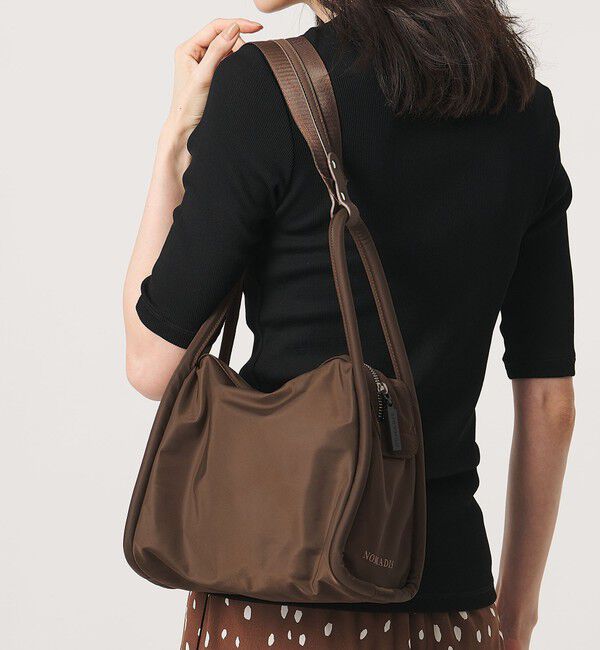 UNITED ARROWS「＜NOMADIS＞PIPA ショルダー バッグ」|ショルダー・メッセンジャー|DK.BROWN