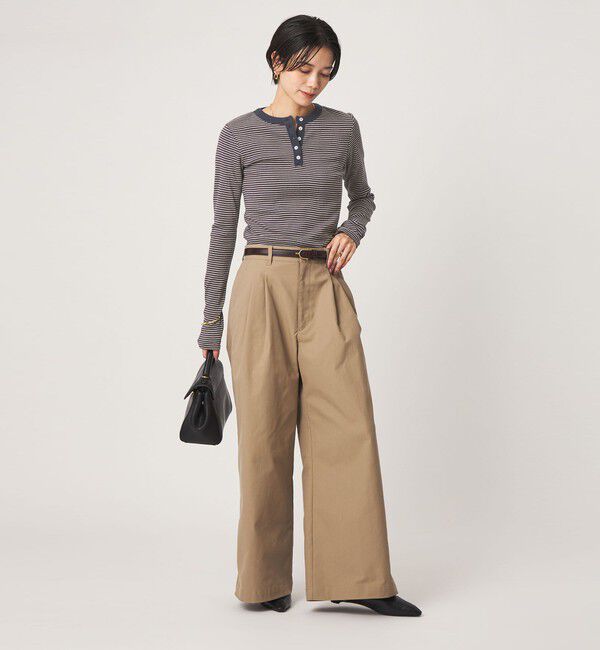 UNITED ARROWS green label relaxing「【別注】＜Robert P. Miller＞ ヘンリーネック ロングスリーブ カットソー」|Tシャツ・カットソー|