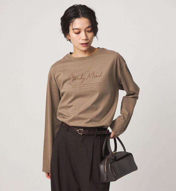 UNITED ARROWS green label relaxing「ロゴ ロングスリーブ Tシャツ」|Tシャツ・カットソー|