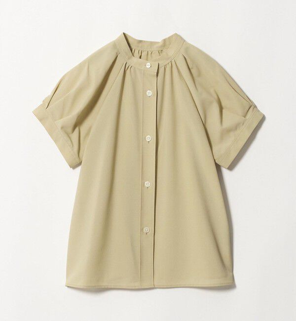 UNITED ARROWS green label relaxing「スタンドネック 2WAY ブラウス 2」|シャツ・ブラウス|YELLOW