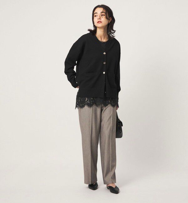 UNITED ARROWS green label relaxing「Vネック ニット カーディガン ウォッシャブル」|カーディガン|