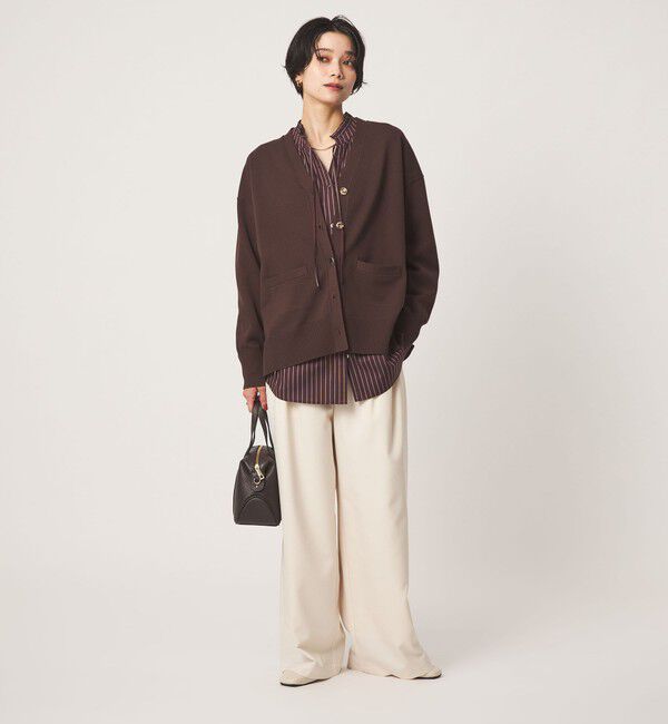 UNITED ARROWS green label relaxing「Vネック ニット カーディガン ウォッシャブル」|カーディガン|