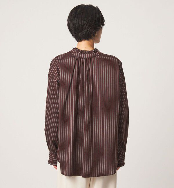 UNITED ARROWS green label relaxing「［size SHORTあり］フリルネック 2WAY ブラウス」|シャツ・ブラウス|