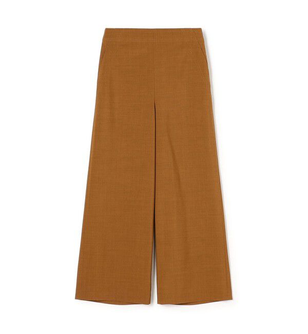 MACPHEE「ポリエステルウールストレッチ フレアパンツ」|その他|47 ブラウン