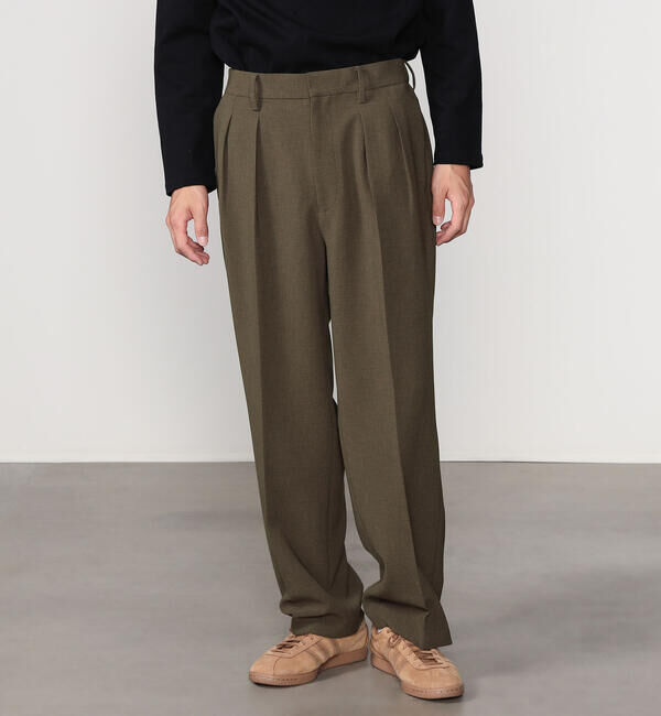 Morris & Sons「MORRIS & SONS | 2タック ワイドスラックス MEN」|チノ|
