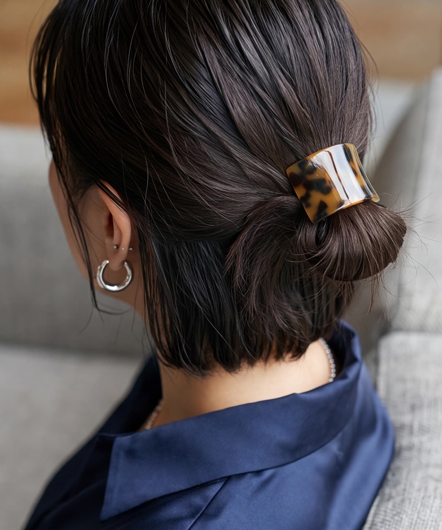 STYLE DELI「【DELI by】ニュアンスマーブル アーチヘアゴム」|ヘアゴム・シュシュ|