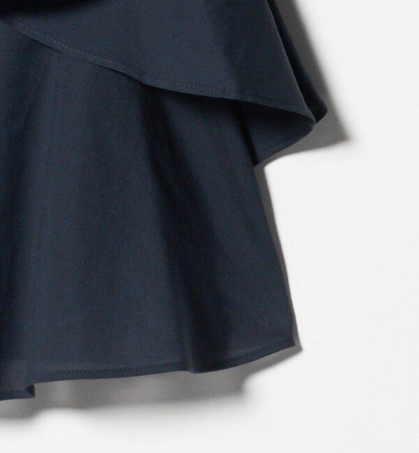 UNITED ARROWS「オーガンジー ペプラム フレア ブラウス ‐ウォッシャブル‐」|シャツ・ブラウス|
