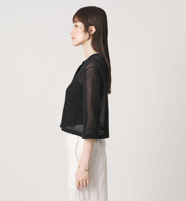 UNITED ARROWS「コットン メッシュ カーディガン」|カーディガン|