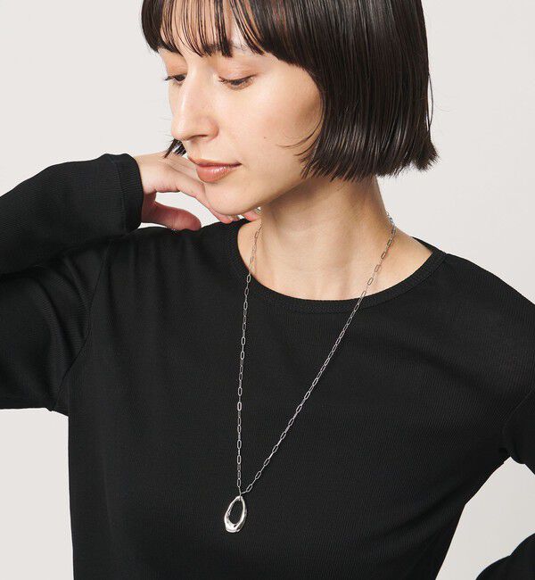 UNITED ARROWS「オーガニックトップ チェーンネックレス」|ネックレス|