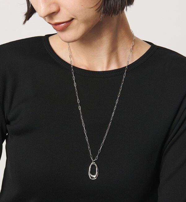 UNITED ARROWS「オーガニックトップ チェーンネックレス」|ネックレス|