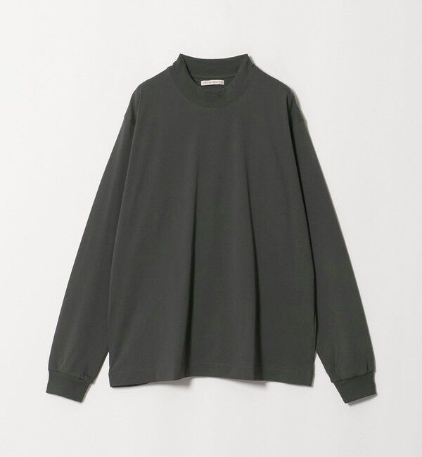 UNITED ARROWS「ALBINI オーガニックコトン モックネック ロングスリーブ Tシャツ 抗菌防臭」|Tシャツ・カットソー|