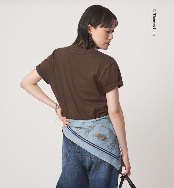 UNITED ARROWS green label relaxing「【別注】＜Thomas Lelu＞サインアート 半袖 Tシャツ カットソー」|Tシャツ・カットソー|